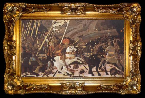 framed  UCCELLO, Paolo Battle of San Romano (mk08), ta009-2